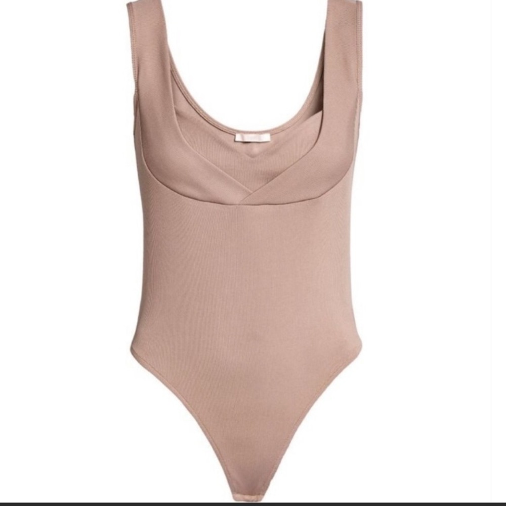 H&M tan bodysuit